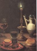 Gottfried Von Wedig Still Life with a Candle (mk05) Spain oil painting artist